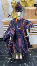 Vintage Smart Kid Asooke Agbada