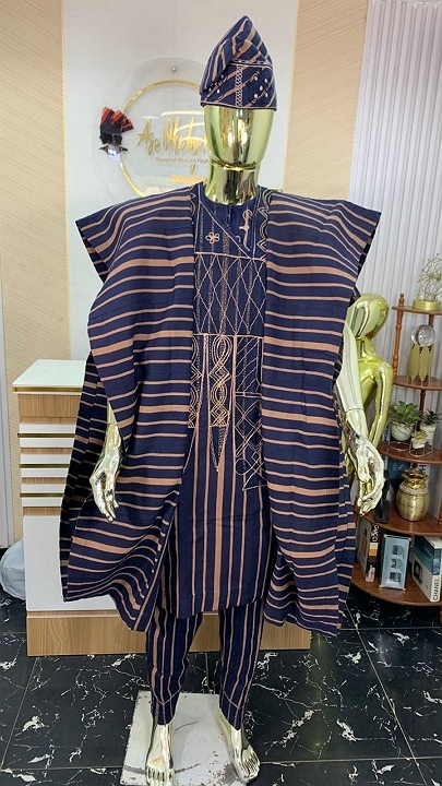 Vintage Complete Asooke Agbada for Men