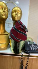 Vintage Asooke Cap for Men-Brown