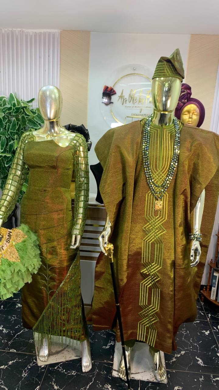 Metallic Asooke for Couple